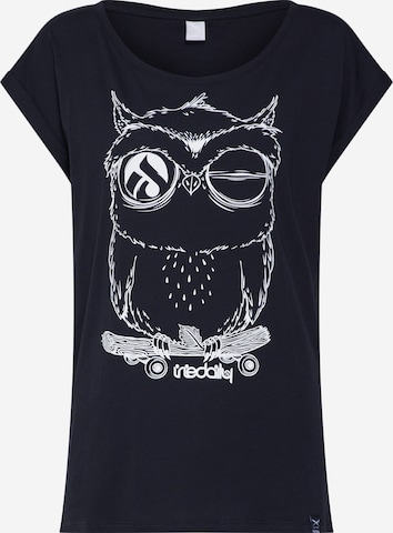 T-shirt 'Skateowl 2' Iriedaily en noir : devant