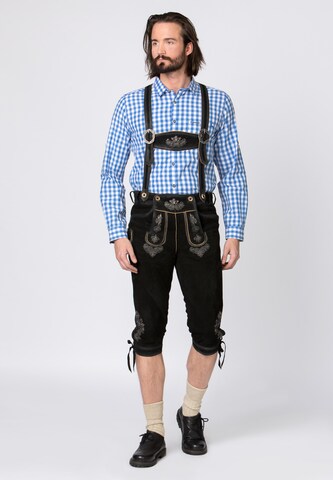STOCKERPOINT Regular Hose 'Justin' in Schwarz: Vorderseite