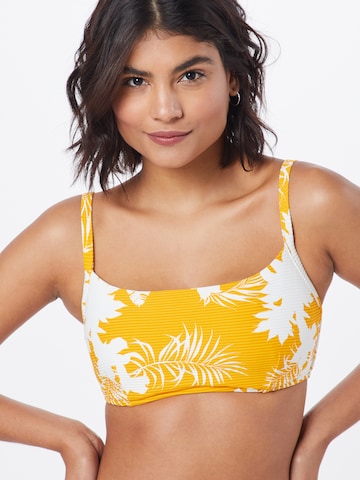 Seafolly Bikini Top in Yellow: front