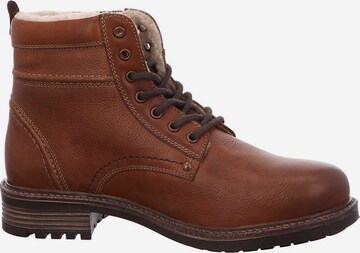 Longo Lace-Up Boots in Brown