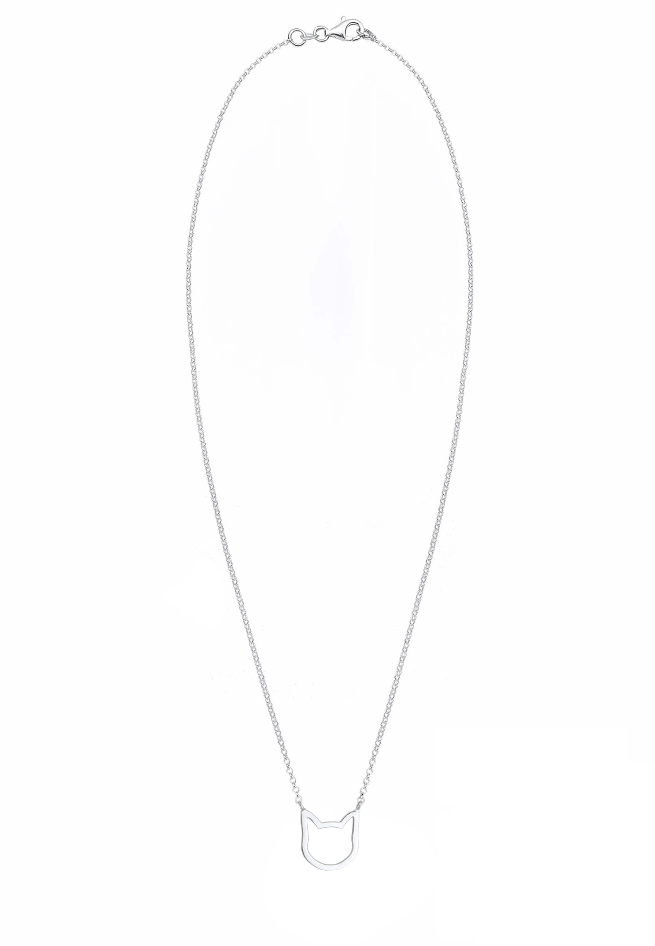 Chaîne 'Katze' ELLI en argent : devant