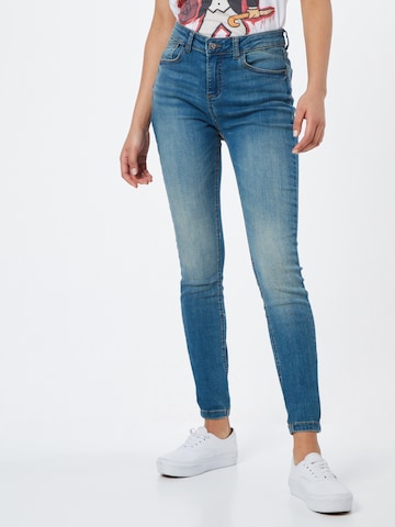 Skinny Jeans 'Lola Luni' de la b.young pe albastru: față