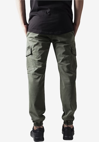 Urban Classics Tapered Cargo nadrágok - zöld