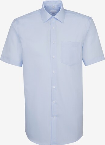 SEIDENSTICKER Regular fit Button Up Shirt in Blue: front