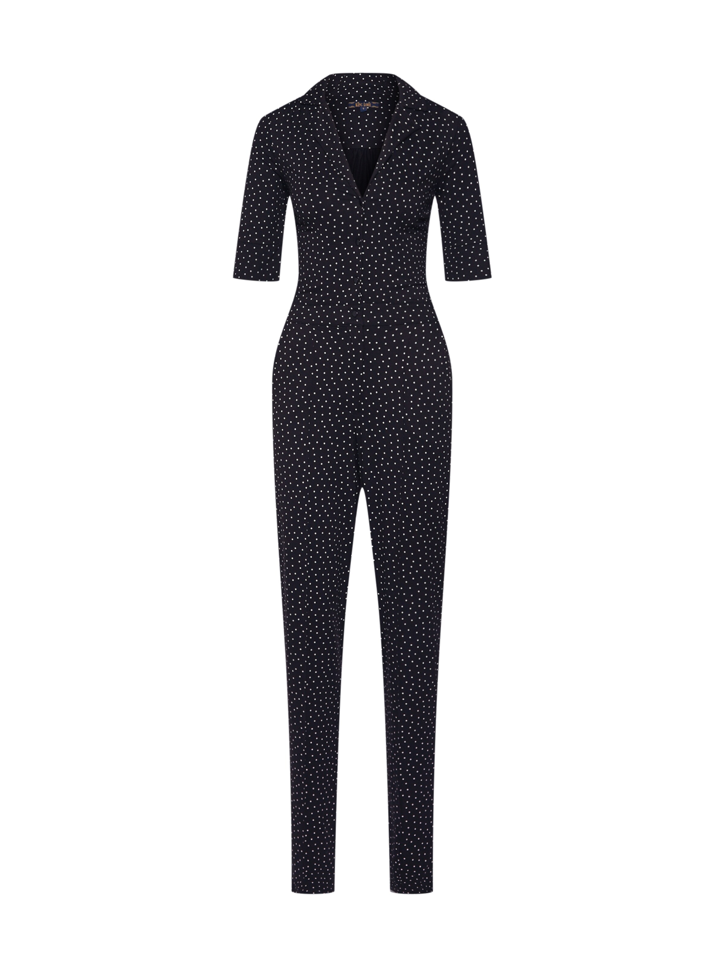 King Louie - Jumpsuit 'Carmen' in de kleur Zwart