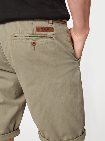 INDICODE JEANS - Regular Calças chino 'Royce' em verde