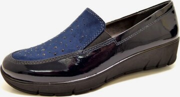 JANA Classic Flats in Blue: front