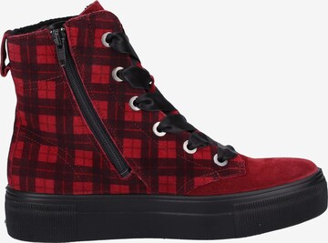 Legero Sneakers hoog in Rood