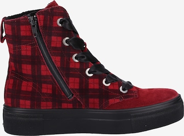 Legero High-Top Sneakers in Red