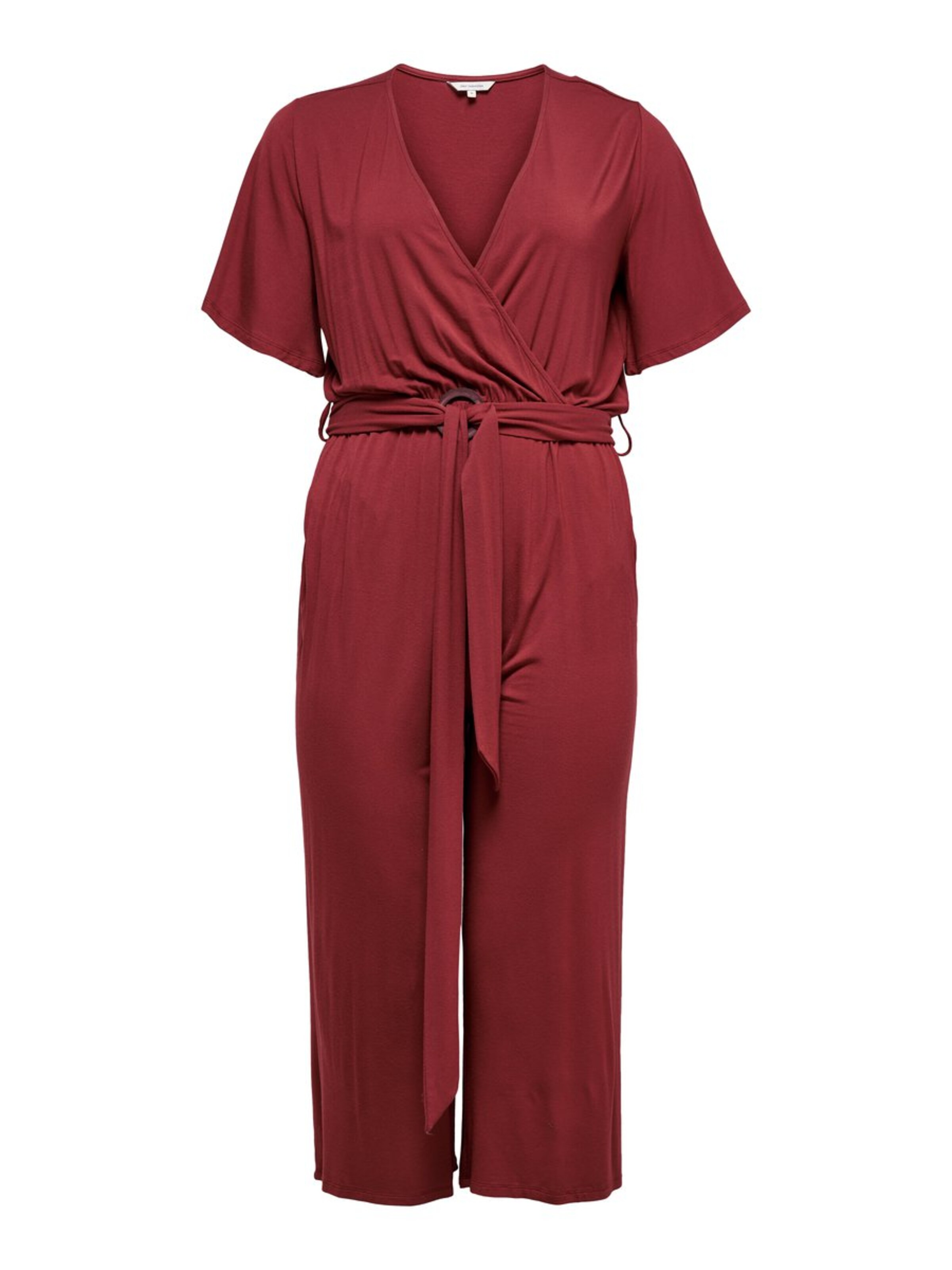 ONLY Carmakoma - Jumpsuit in karminrot