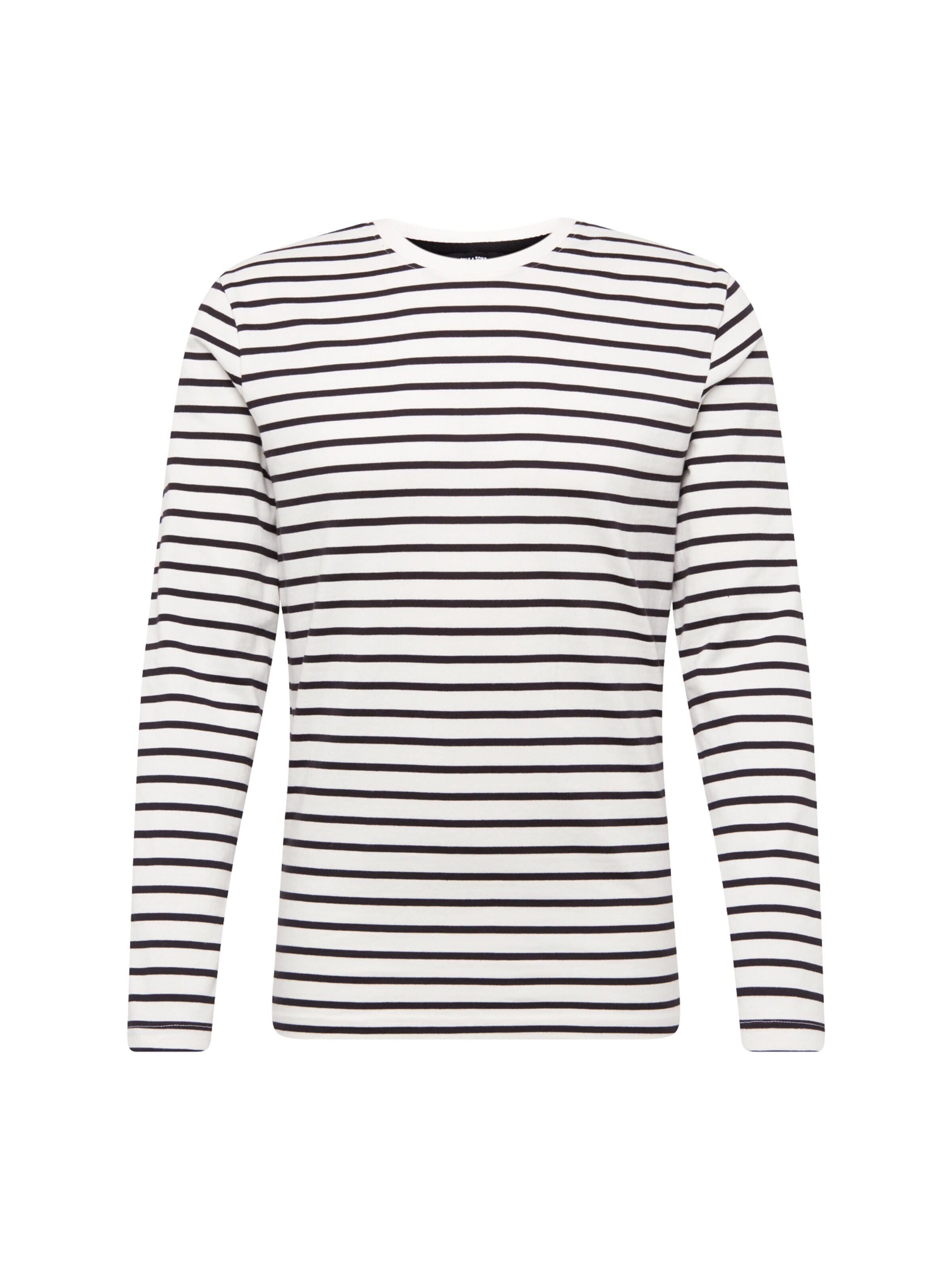 Only & Sons - Shirt 'onsEVAN HEAVY LS TEE NOOS' in de kleur Zwart