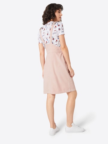 Urban Classics Dungaree skirt in Pink: back
