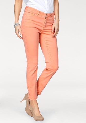 MAC Slimfit Jeans 'Dream Chic' in Oranje: voorkant