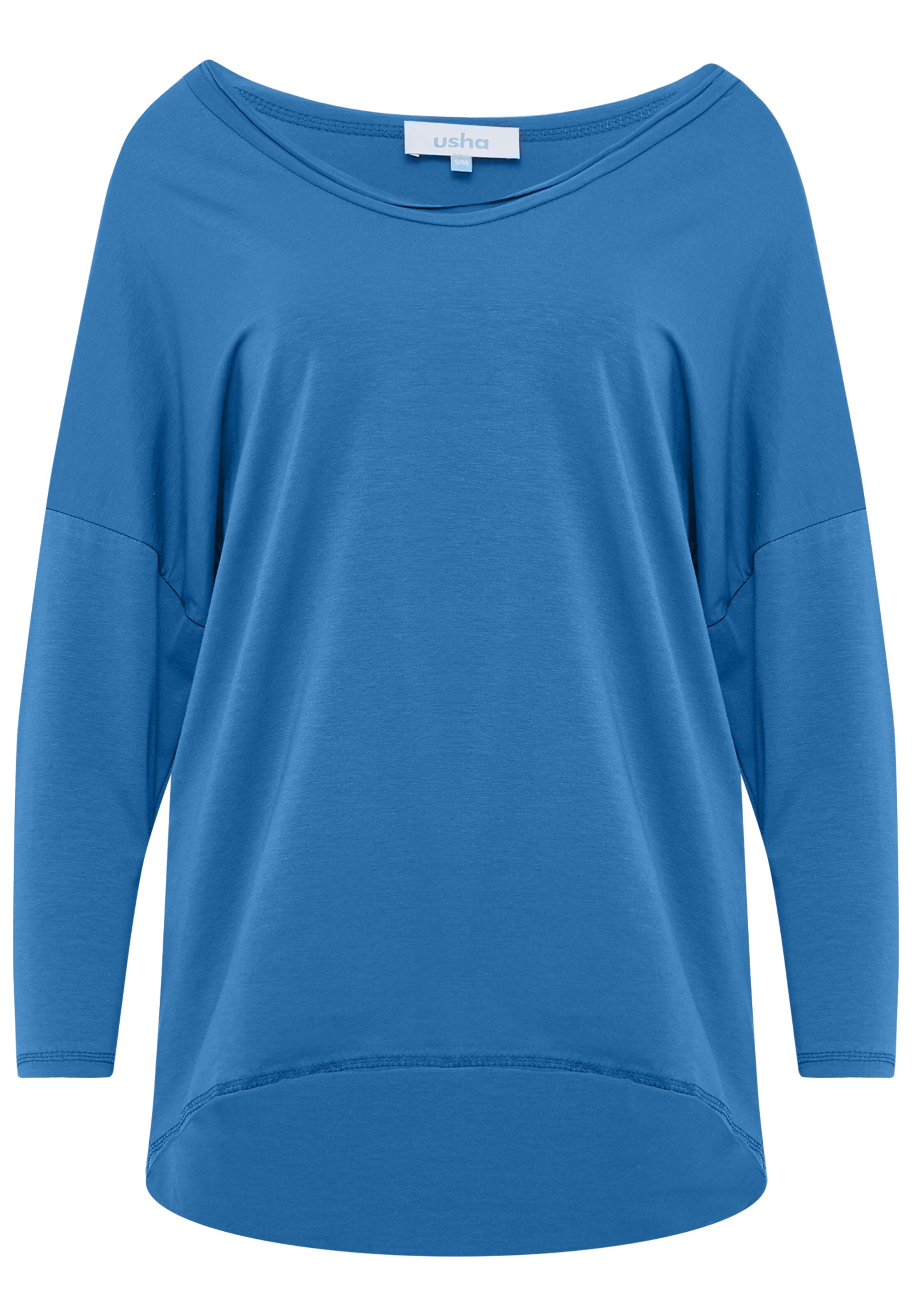 Usha - Oversized shirt in de kleur Hemelsblauw