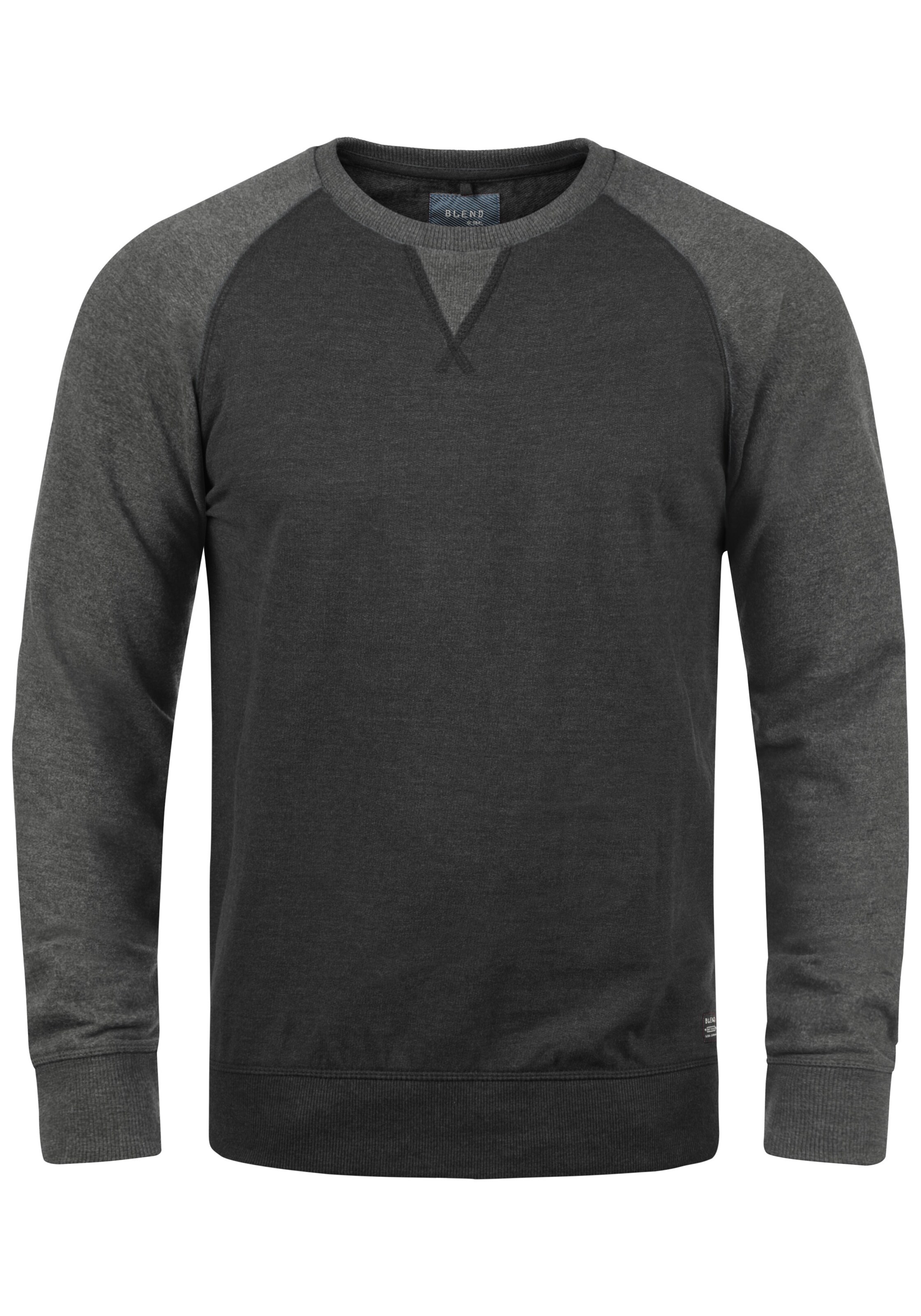 BLEND - Sweatshirt 'Aari' em cinzento: frente
