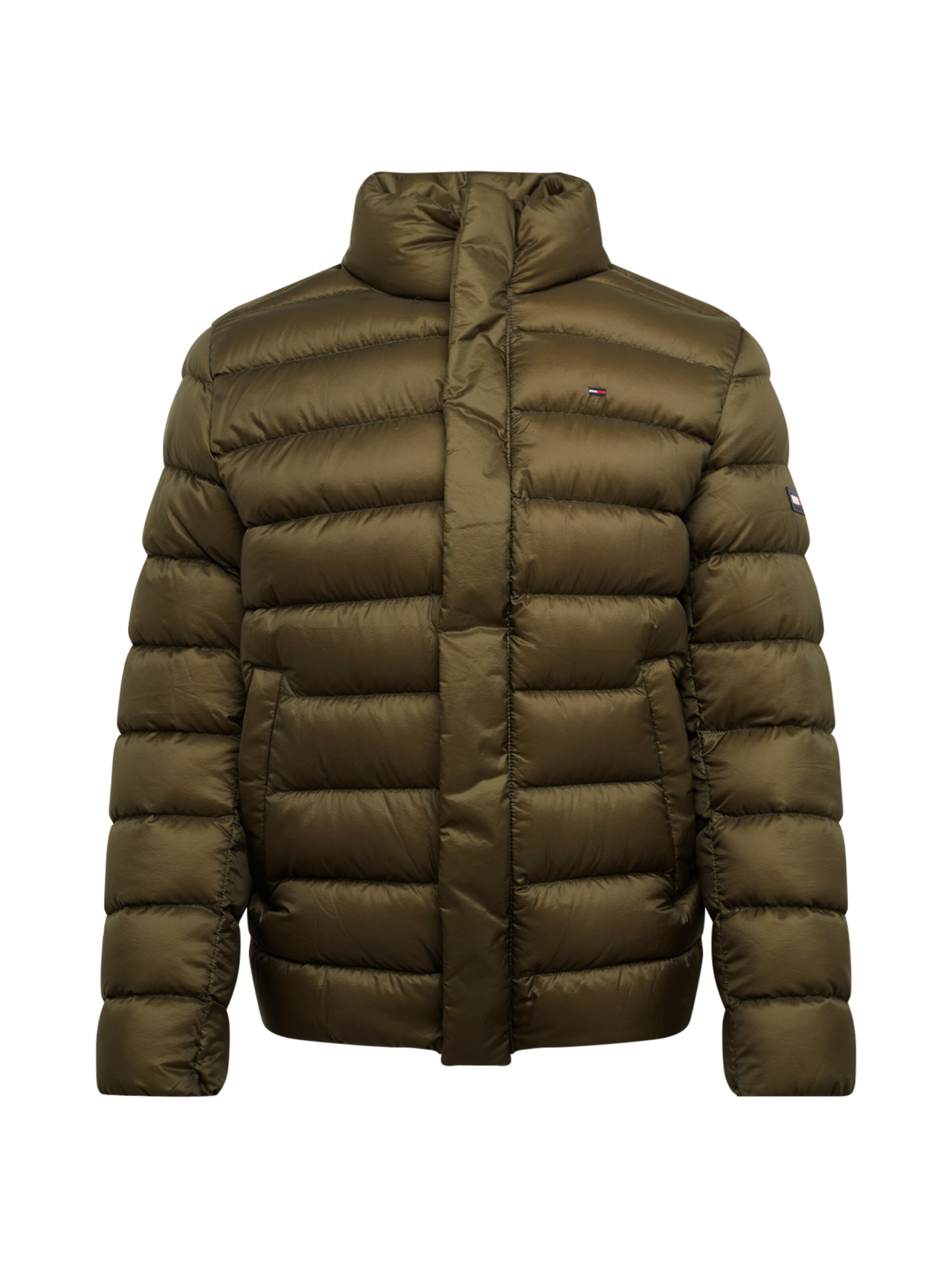 Tommy Jeans - Winterjas 'LIGHT DOWN JACKET' in de kleur Donkergroen