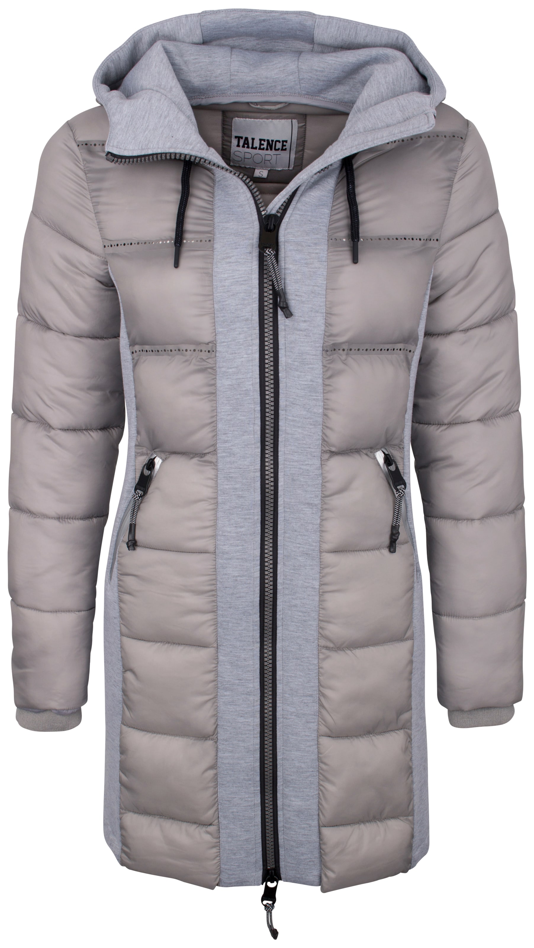 pelēks TALENCE Ziemas mētelis: no priekšpuses