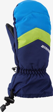 ZIENER Athletic Gloves 'Lettero' in Blue: front