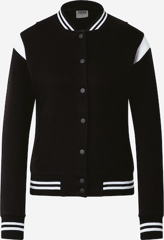 Urban Classics Between-Season Jacket in Black: front