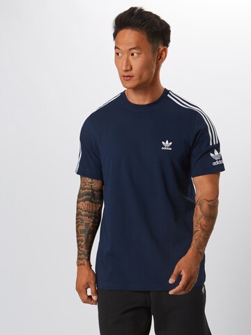 ADIDAS ORIGINALS Shirt 'Lock Up' in Blauw: voorkant