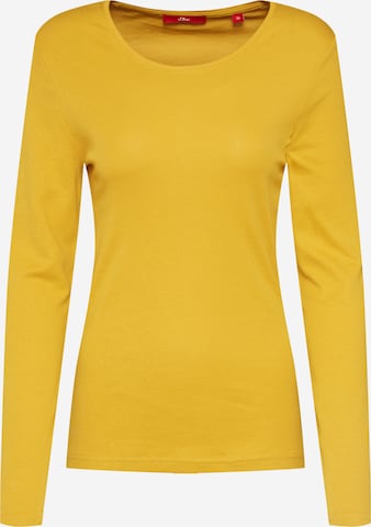 T-shirt s.Oliver en jaune : devant