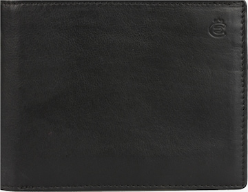 Esquire Wallet 'Eco I' in Black: front