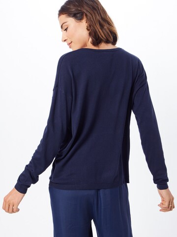 ICHI Pullover 'Mafa' i blå: tilbage