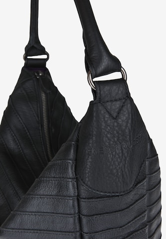 FREDsBRUDER Handbag 'Gürteltier S' in Black