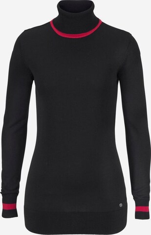 AJC Rollkragenpullover in Schwarz: predná strana