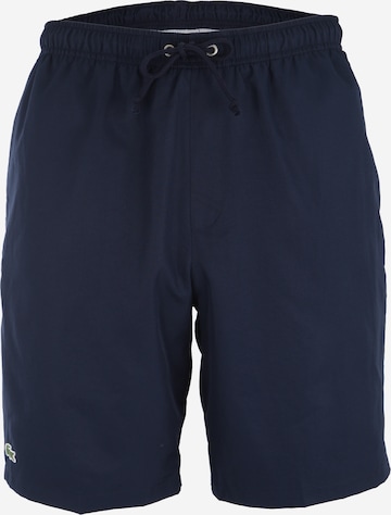 Lacoste Sport Regular Workout Pants in Blue: front