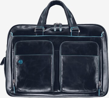 Borsa portadocumenti 'Blue Square' di Piquadro in blu: frontale