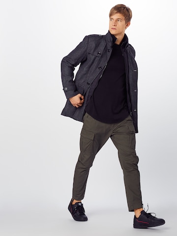 INDICODE JEANS Prechodná bunda 'Brendan' - Sivá
