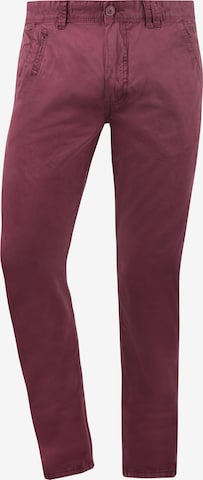 BLEND Regular Chino 'Tromp' in Rood: voorkant