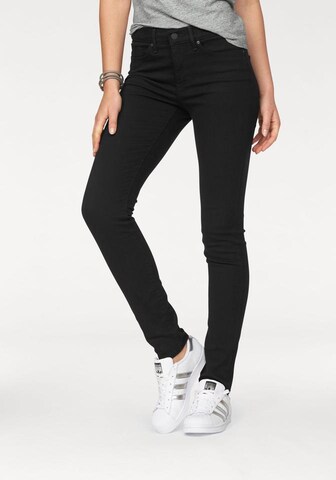 LEVI'S ® Skinny Jeans in Schwarz: Vorderseite
