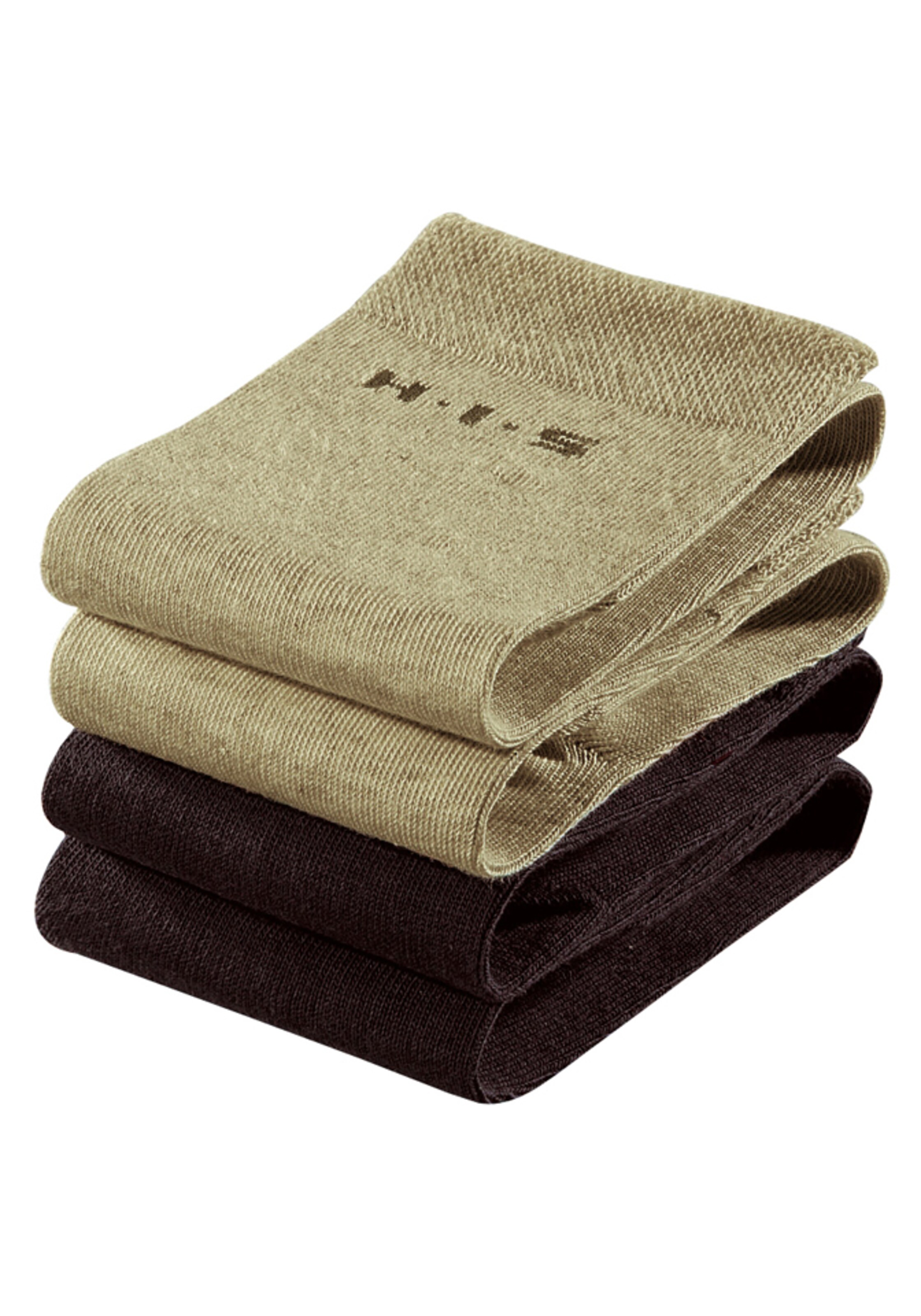H.I.S Socks in Beige: front