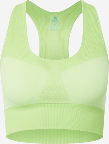 Soutien-gorge de sport ODLO en vert : devant