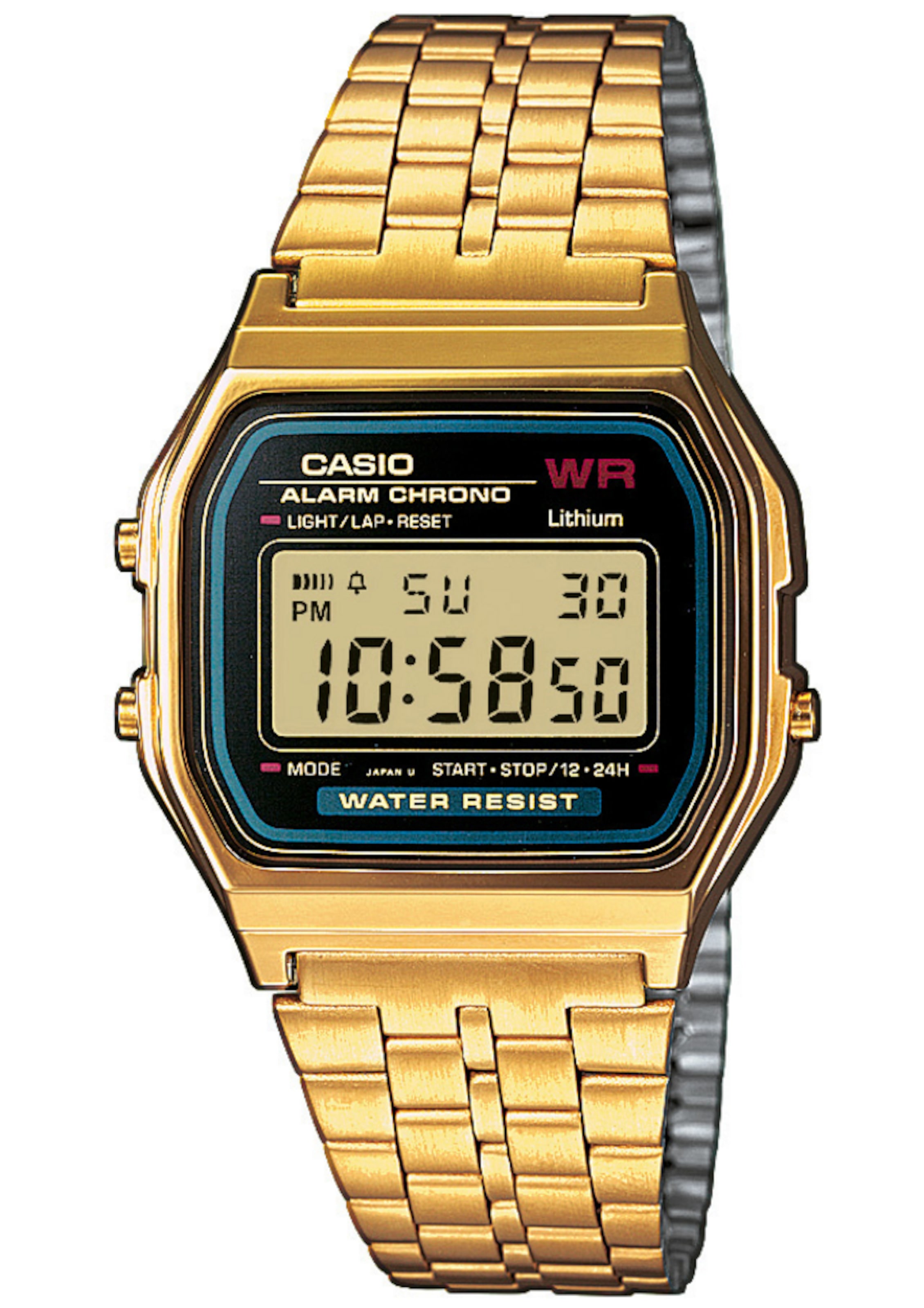 CASIO Uhr in Gold: Vorderseite