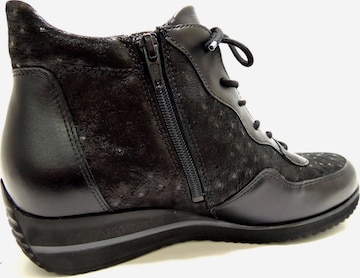 WALDLÄUFER Lace-Up Ankle Boots in Black