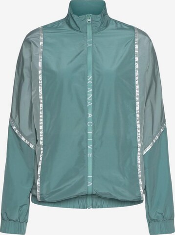 LASCANA ACTIVE Sportjacke in Green: front