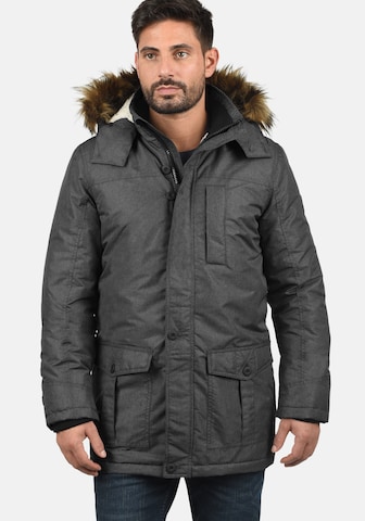 !Solid Winterparka 'Octavus' in Zwart: voorkant