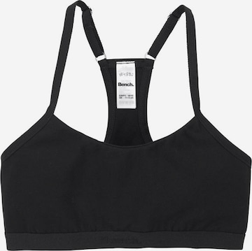 Bustier Soutiens-gorge BENCH en noir : devant