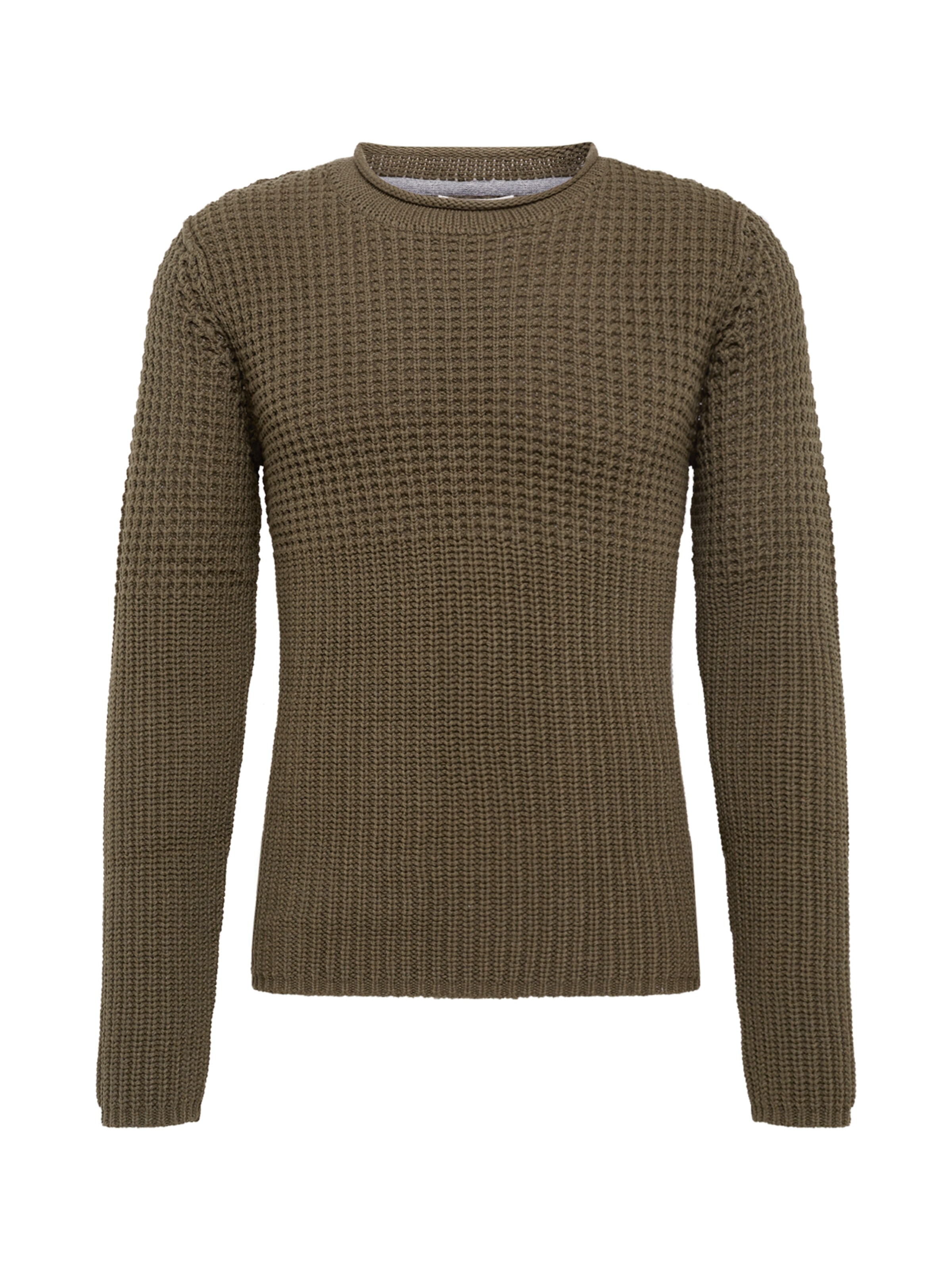 JACK & JONES - Trui 'JAMES' in de kleur Olijfgroen