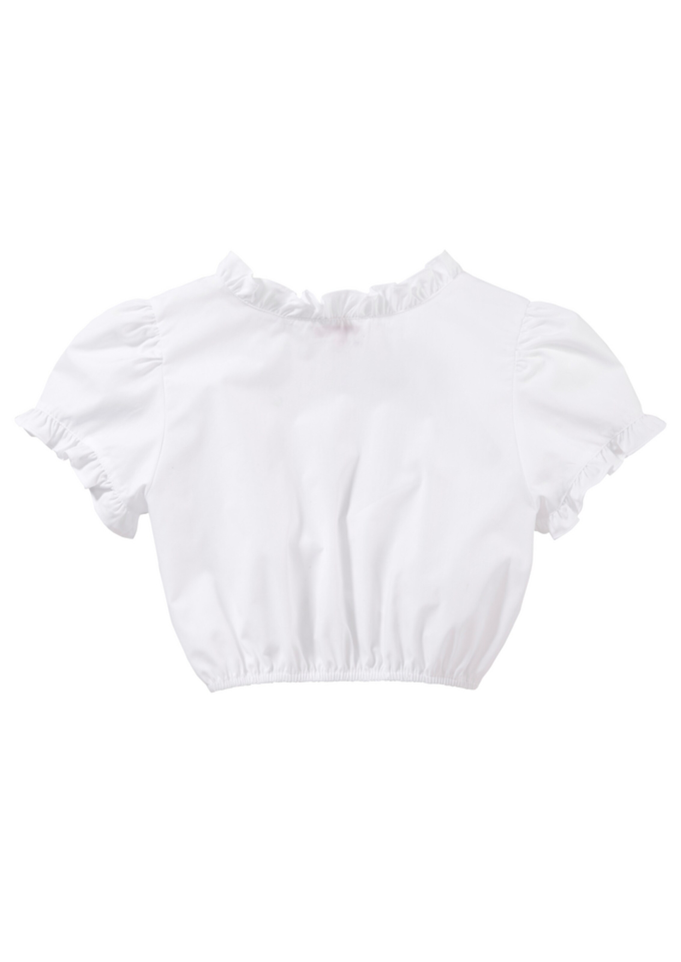 Krüger Madl Trachtenbluse in Weiß