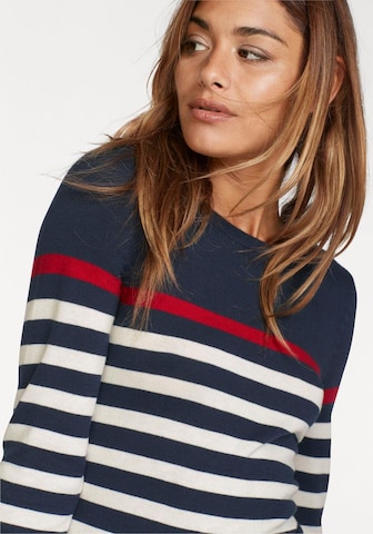 AJC Streifenpullover in Blau