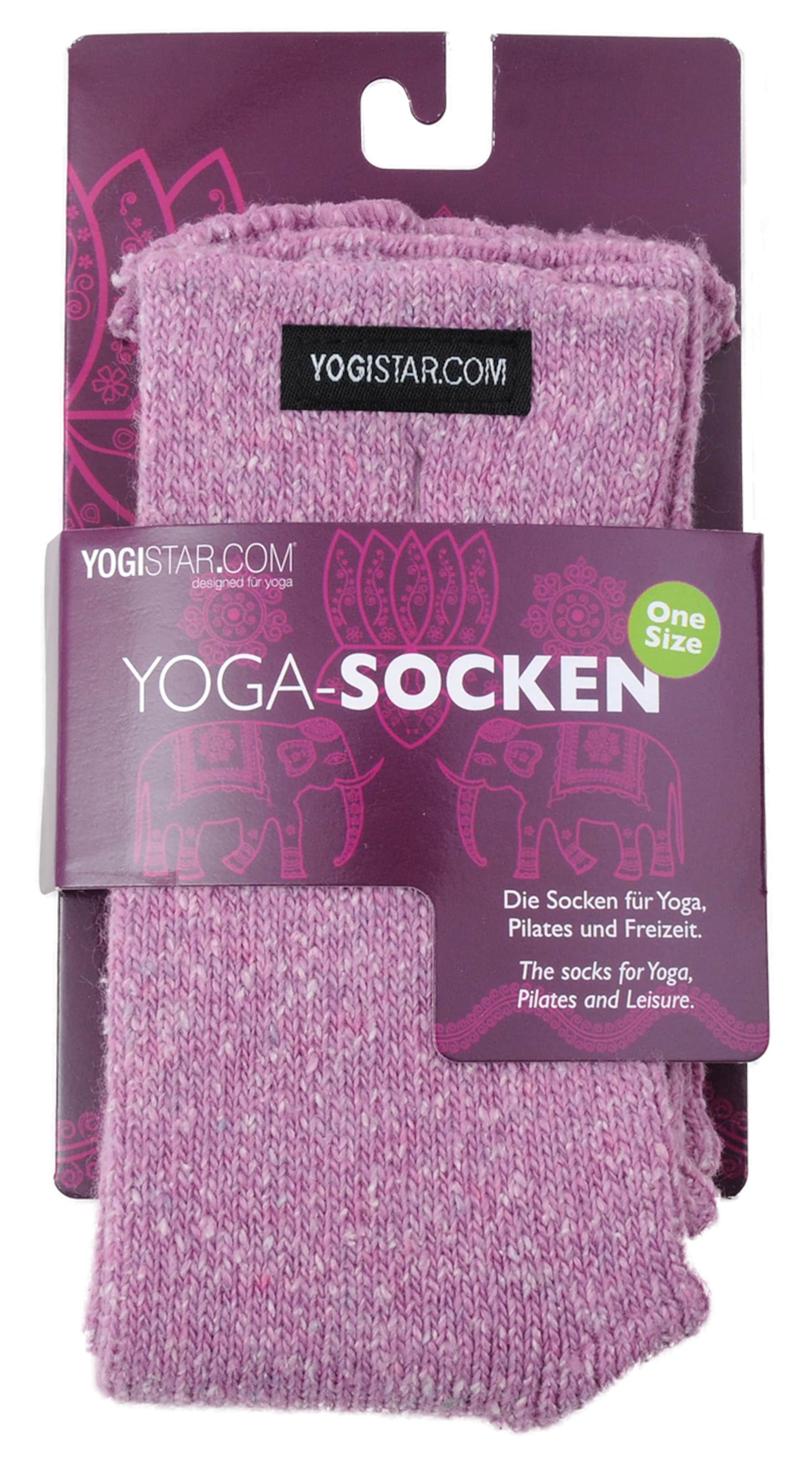 YOGISTAR.COM - Yoga-socken in pink