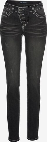 ARIZONA Skinny Jeans 'Shaping' in Black: front