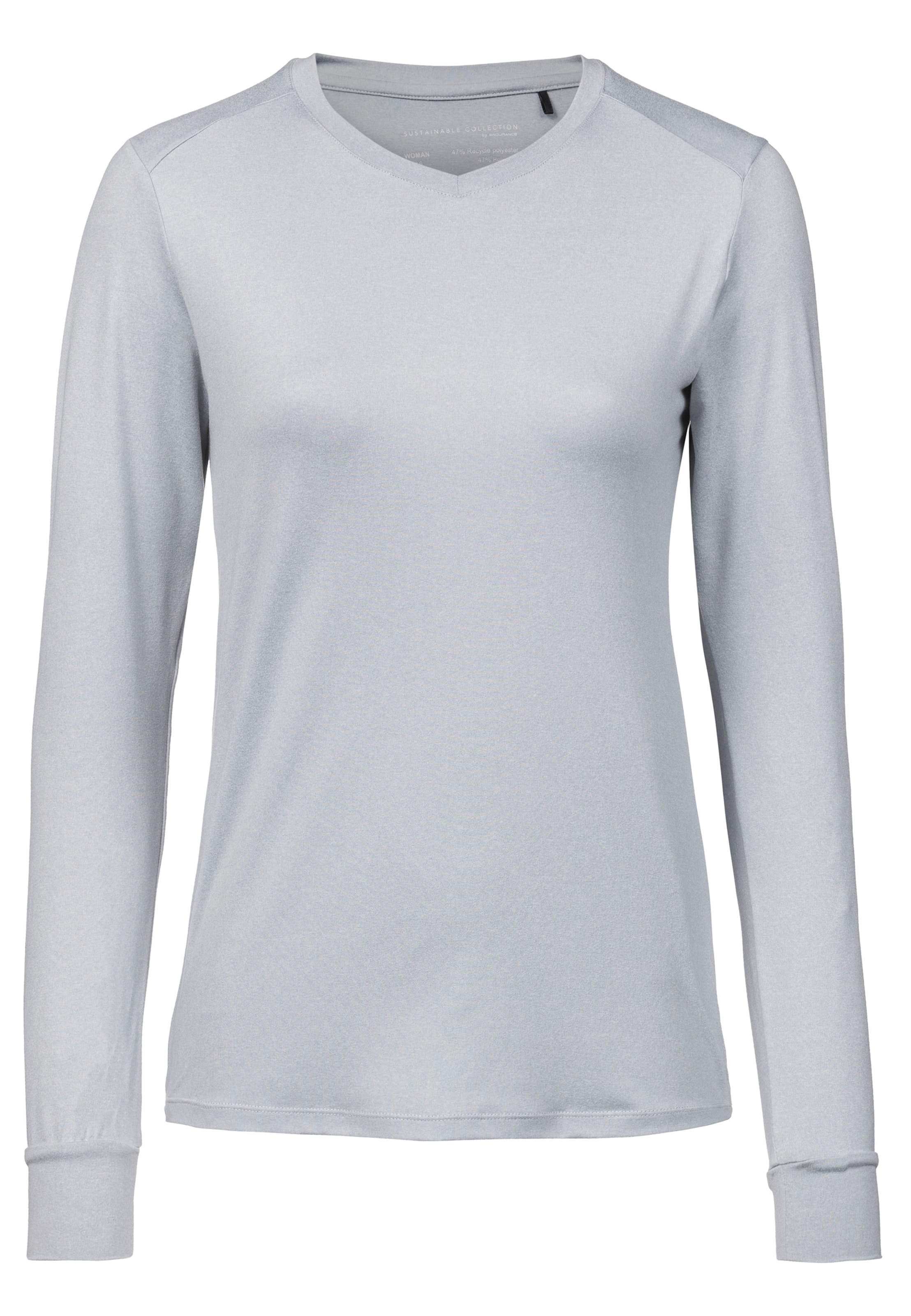 ENDURANCE Shirt 'Kusina' in Grau: Vorderseite