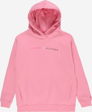 TOMMY HILFIGER Sweatshirt 'Essential' in Pink: predná strana