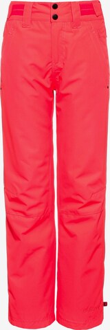 PROTEST Wide leg Workout Pants in Red: front