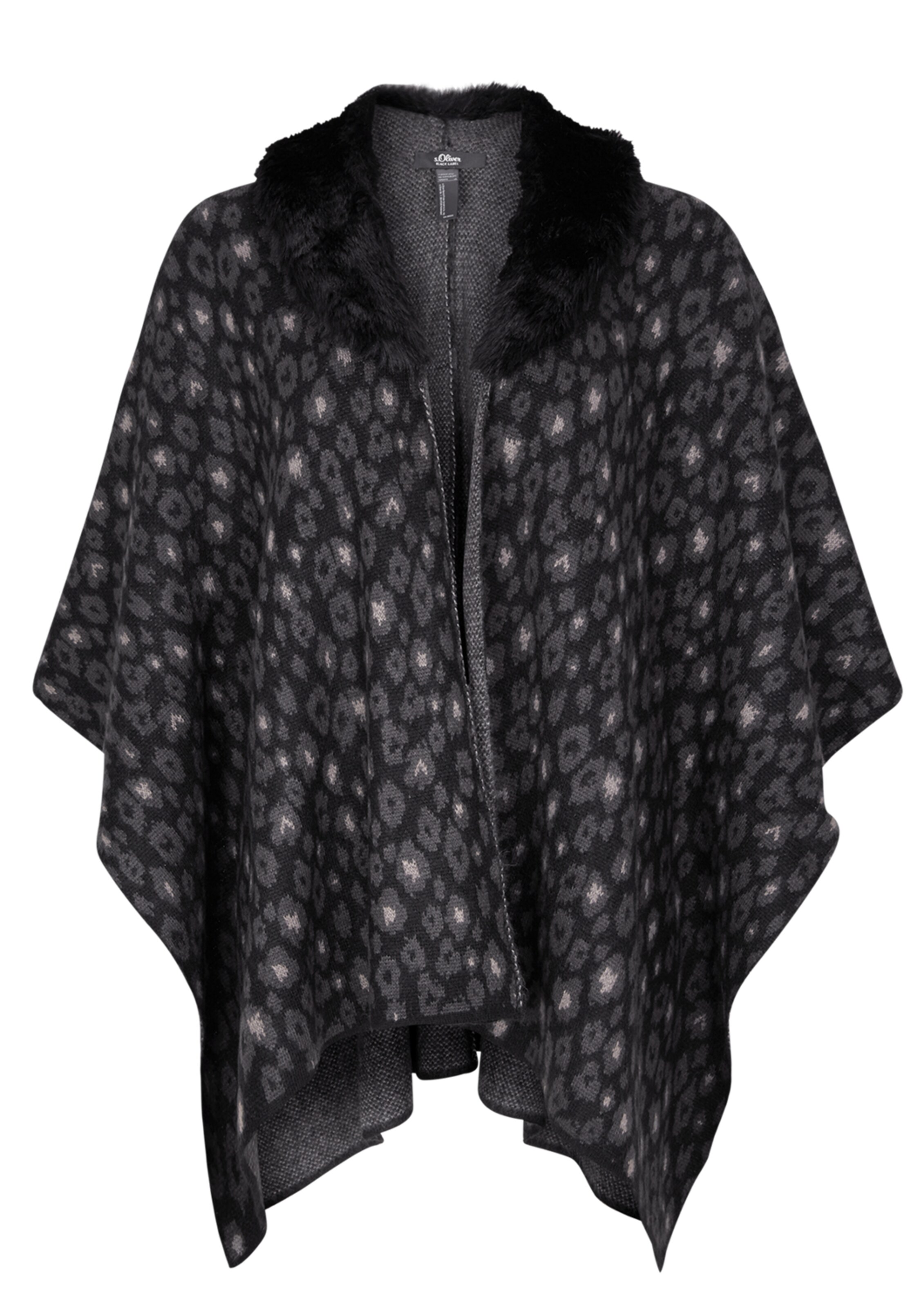 s.Oliver BLACK LABEL - Poncho in grau